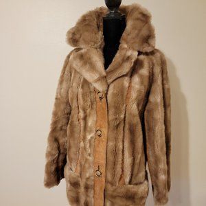Vintage 60's Faux Fur Jacket by London Leathers